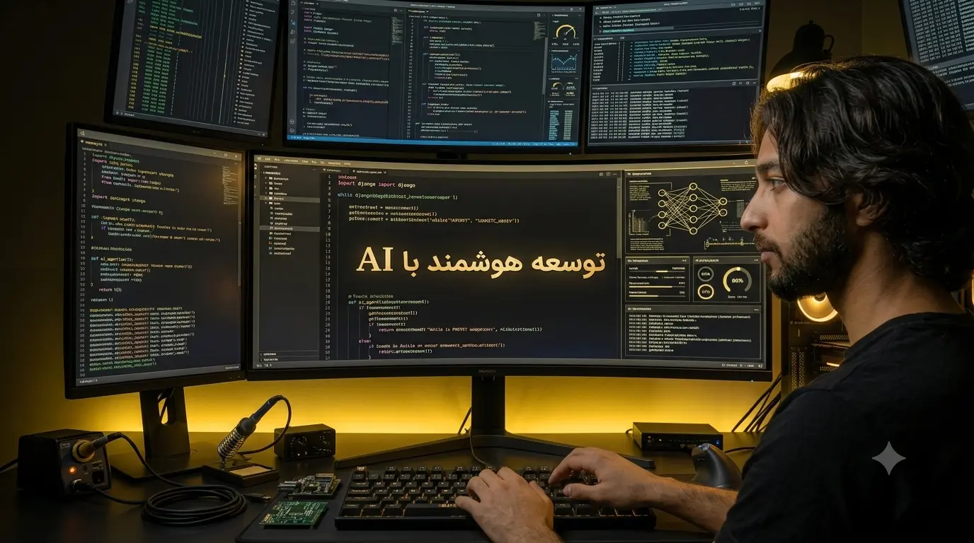 همکاری برنامه‌نویس و هوش مصنوعی در توسعه وب